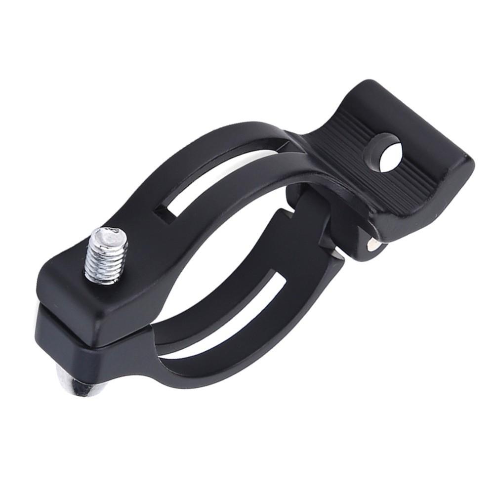 Aluminum Alloy Bike Front Derailleur Clamp Adjustable Cycling Accessory Clip Braze on Front Derailleur Adapter Cycling Accessory