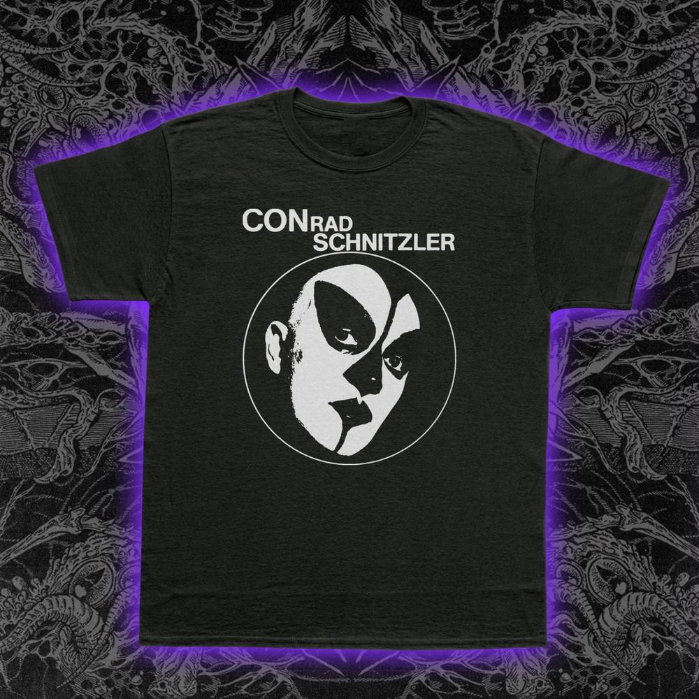 Conrad Schnitzler Face T-Shirt Krautrock Electronic Music Tangerine Dream Tee