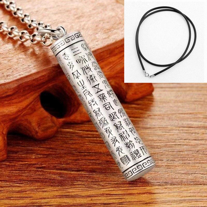 Halsband Ljus Mantra Shurangama Mantra LyckoHänge för Män och Kvinnor