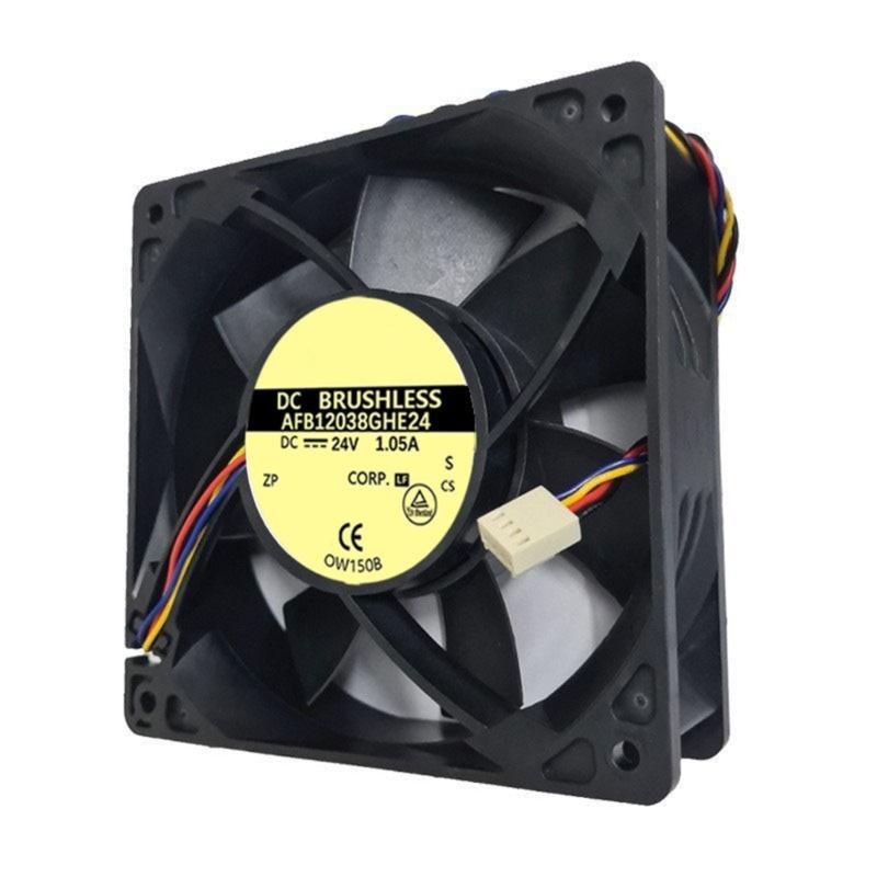 120x120x38mm Cooling Fan Quiet 24V 1.05A Computer Fan Cooling Fan Heat Dissipation For Gaming PC Cabinet Accessories 1