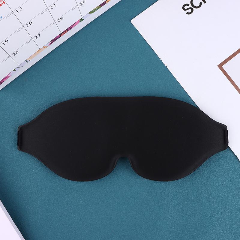 3D Sleeping Eye Mask Soft Skin-Friendly Breathable Light Blocking Eye Cover Travel Rest Lunch Break Blockout Light Eyeshade