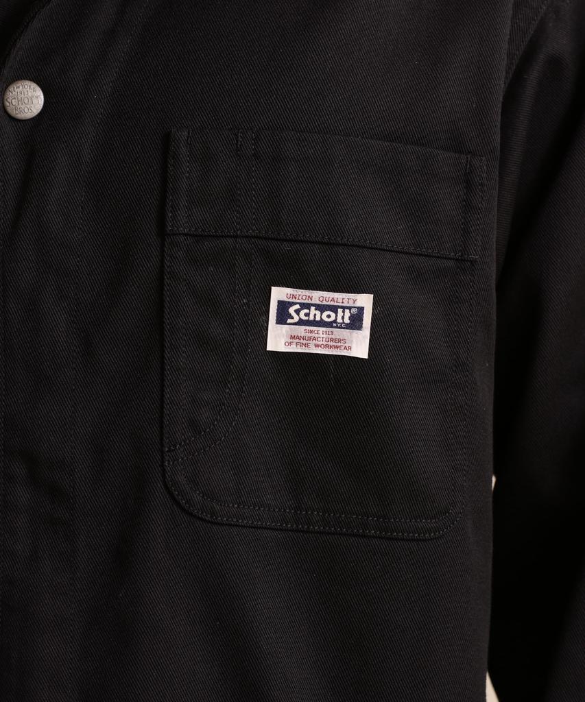 Schott TC Workwear Größe Overall, Herren, L, 010, Schwarz, 782-5910005