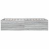 Bed Frame Gray Sonoma 90x190 cm Particleboard