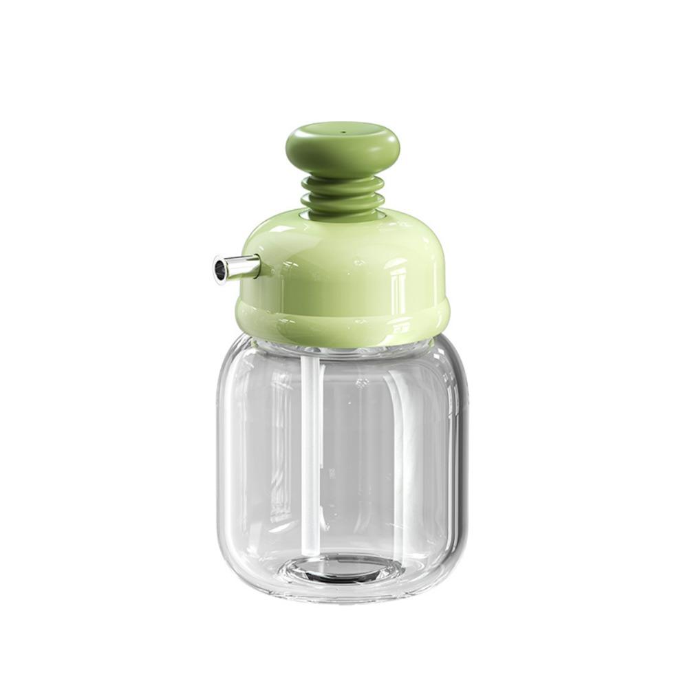 Controllable Oil Output Press Type Glass Oil Bottle Refillable Olive Oil Jar Oil Dispenser  Vinegar