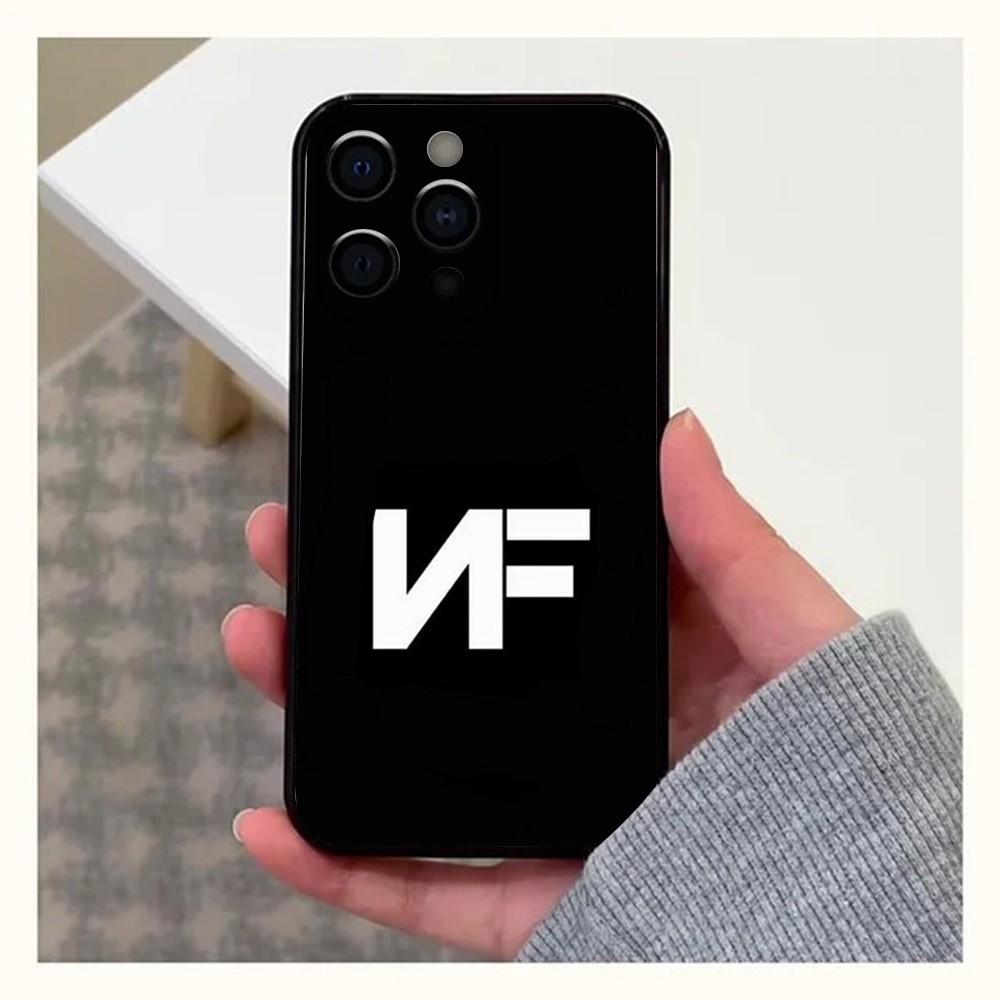 N-NF Rapper Phone Case For Apple iPhone 15,14,13,12,11,Pro,X,XS,Max,XR,Plus,Mini Soft Black Cover