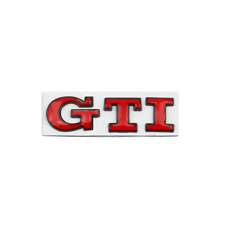 AUYGS1 Decals Metal Car GTI Logo Rear Trunk Emblem Stickers for Volkswagen Golf 4 5 6 7 8 Passat Jetta Polo Touareg GTD GLI Touran