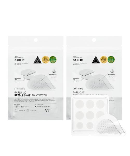 VT Cosmetics VT Garlic AC Reedle Shot Point Patch 2-Pack (9EAx2) Garlic AC Reedle Shot Point Patch 2-Pack