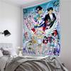 Anime S-Sailor Lovely M-Moon Tapestry Art Printing Japanese Wall Tapestry Anime Wall Hanging Home Decor