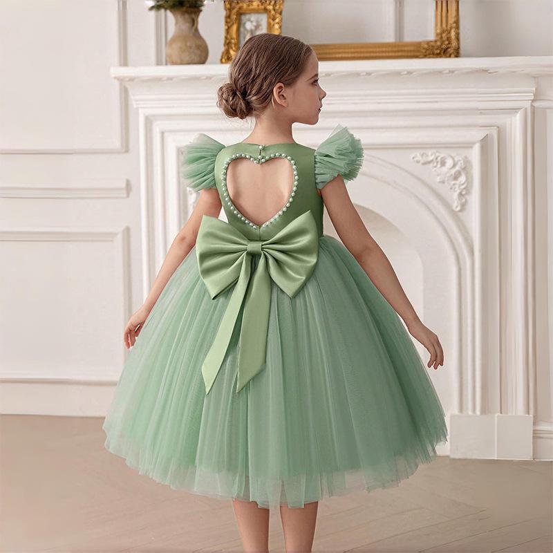 Girls' Birthday & Festival Dress: Princess Design for Weddings, Flower Girls, Piano Performances & Parties