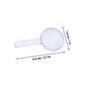 12Pcs 5X Clear Plastic Mini Magnifying Glasses Handheld Lens with Sturdy Handle for Reading Puzzle Solving Stamp Coin Jewelry