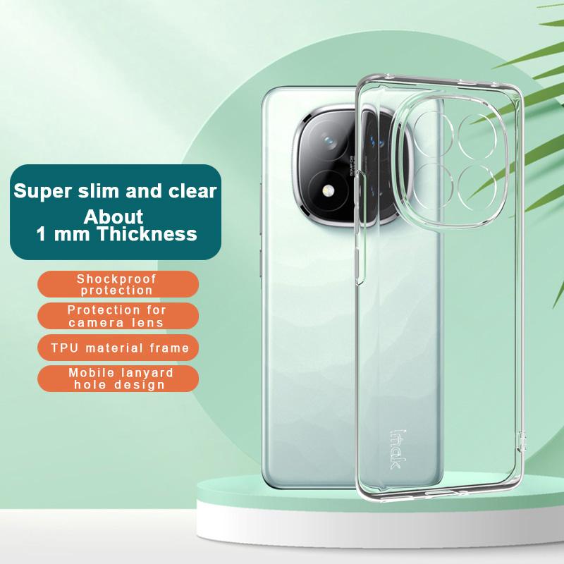 For Xiaomi Redmi Note 14 Pro+ 5G Case Transparent TPU Ultra Slim Phone Cover