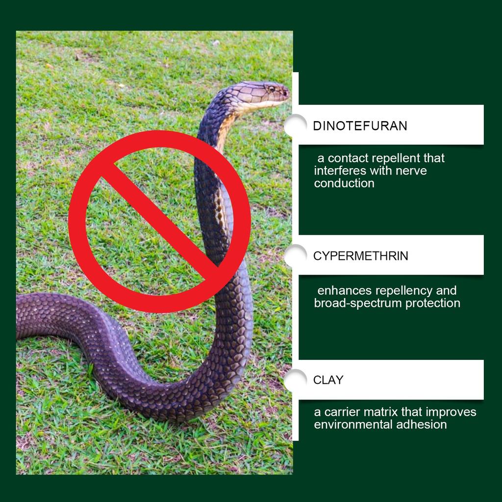Outdoor Snake Deterrent Protective Powder Surface Barrier Contact Deterrent Courtyard Camp Suitable