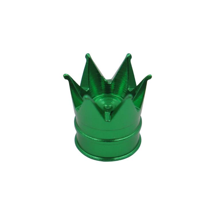 1/4PCS Creative Crown Aluminum Car Wheel Tyre Tire Air Valve Stem Cap Dust Cover Car Styling Decorative Auto Exterior Decoration Valve Stems 1