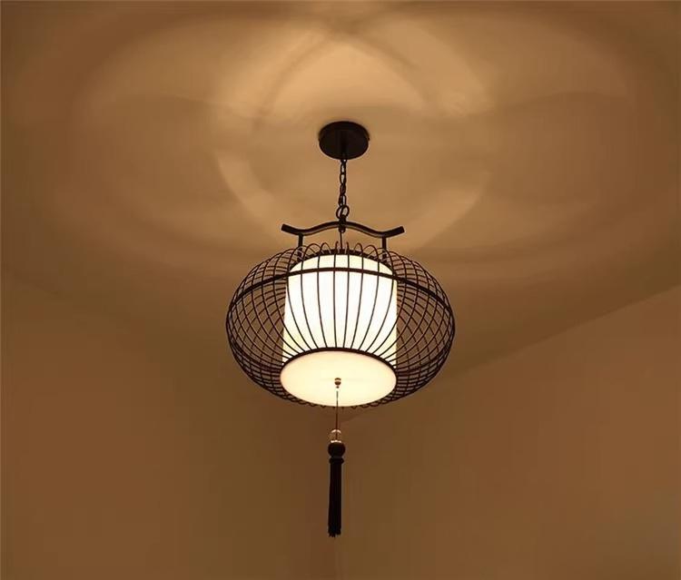 Chinese Style Pendant Lights Lantern Led Hanging Lamp for Study Living Room Light Fixtures Loft Industrial Home Decor Luminaire