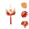 Chinese Year Wreath Red Berries Art Good Luck Charm Party Favors Garland Lunar