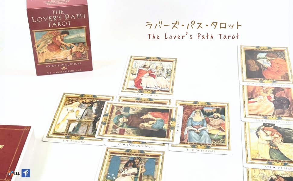Tarot The Path 78 Tarot Japanese Instruction Manual Authentic I.I.J Cards, Lover's Tarot, Cards, Reading, Included,