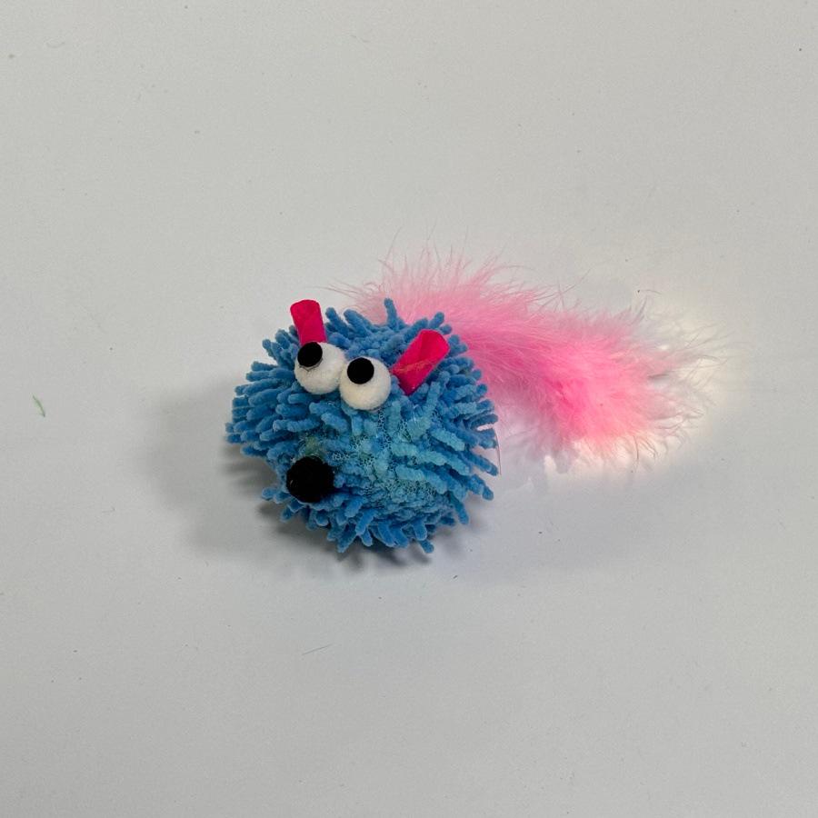 Cat Toy Set: Plush Feather Mouse Molar & Bite-Resistant