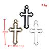 Hollow Cross Charms Multi Color Alloy Pendants For Gothic Christian Jewelry Accessories