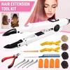 25W Weiß Professionell Variable Konstante Hitze FLACHE PLATTE Fusions Haarverlängerung Keratin Bonding Salonwerkzeug Hitzestab Weiß 250V