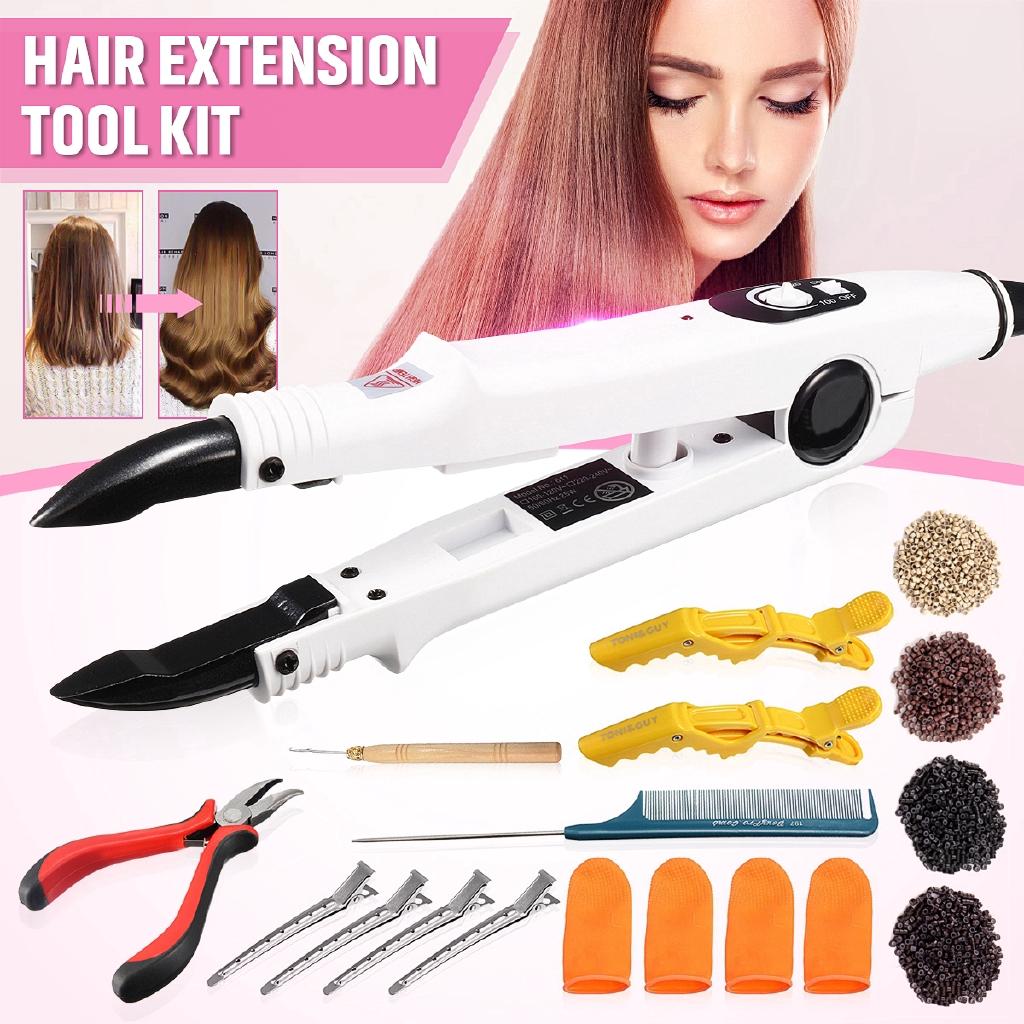 25W Weiß Professionell Variable Konstante Hitze FLACHE PLATTE Fusions Haarverlängerung Keratin Bonding Salonwerkzeug Hitzestab Weiß 250V