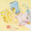 Four-Season Anti-Escape Harness with Bow Tie for Small Dogs - No Choke Leash, Ideal for Pet Walking and Gardening.