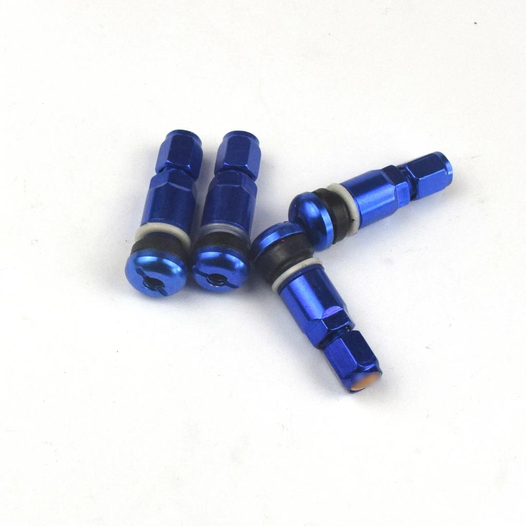 4pcs Car Tubeless Wheel Tyre Valve Stems Aluminum Alloy Car Tubeless Wheel Tire Valve Stem Cap Automobiles Accessories