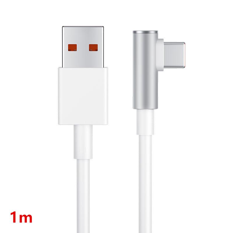 

MEW 120W 6A USB Type C Fast Charging Cable 90 Degree Elbow For Phone Fast Charging USB To Type C Data Wire Right Angle