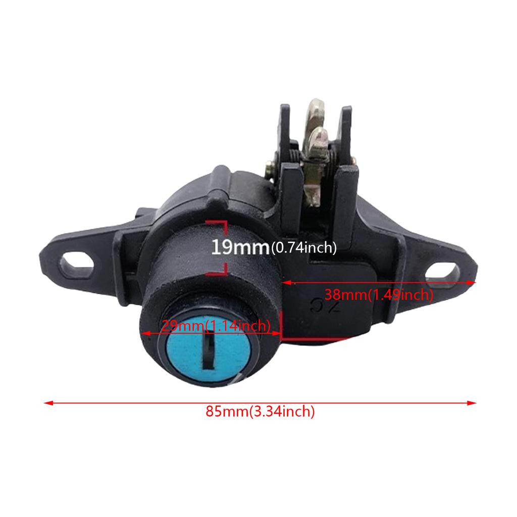 Electric Bike Tail Box Lock with Easy Installation & Anti Theft Designs Ergonomic Key Design Motorcycle Trunk Lock Set