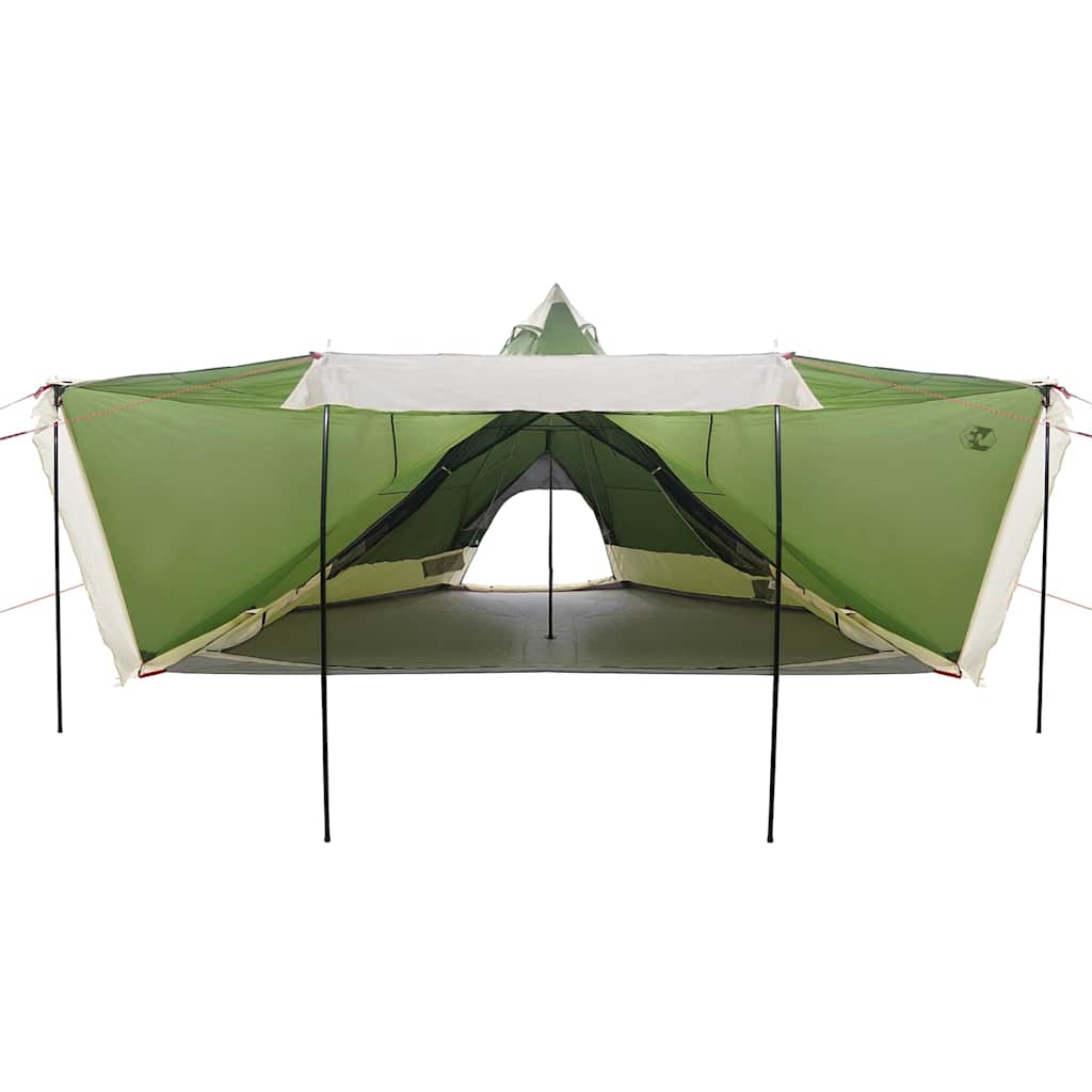 Vidaxl Tipi Family Tent, 6-Person, Green, Waterproof