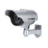 Solar Powered Fake Camera Outdoor CCTV Surveillance Security Camera LED Record