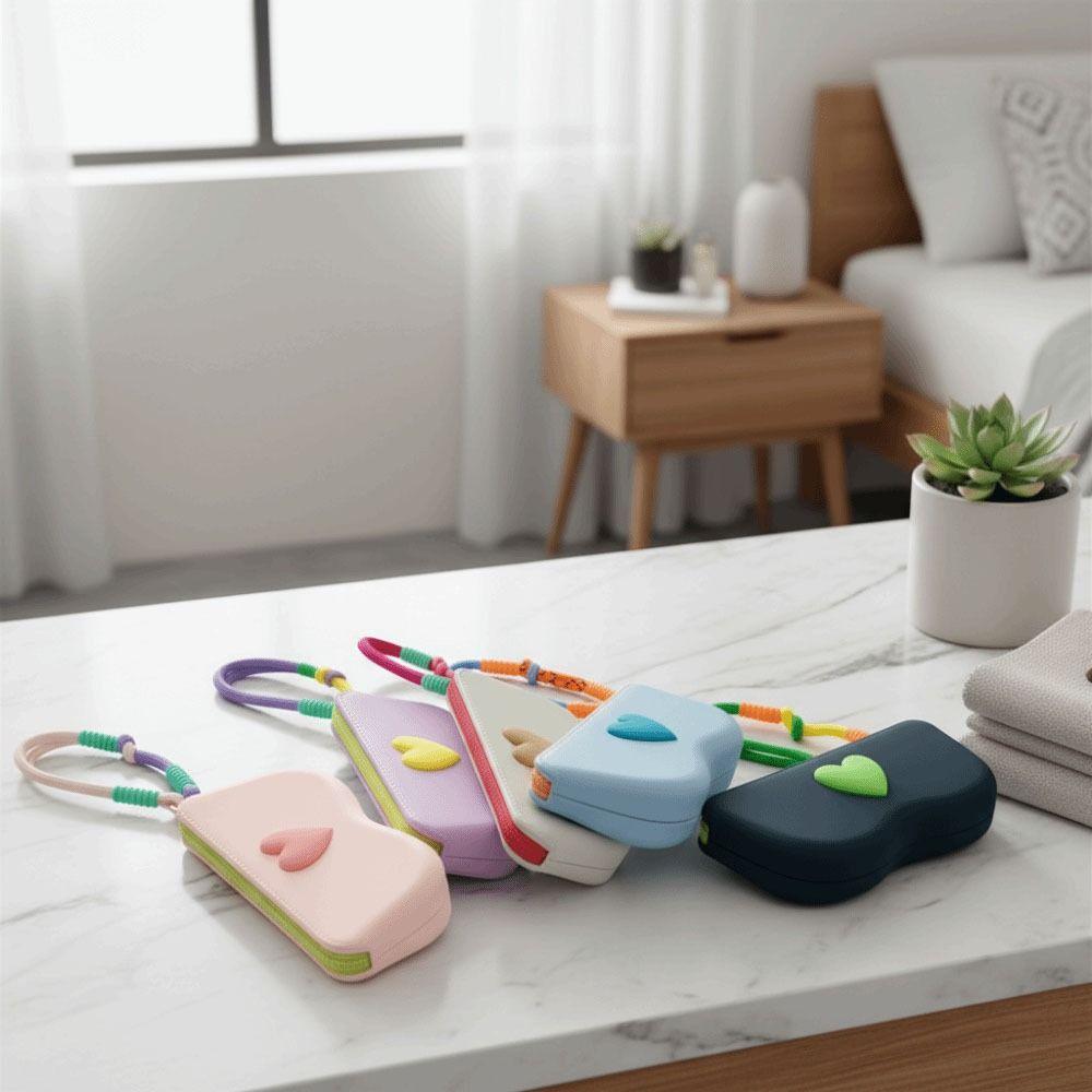 Dustproof Silicone Glasses Case Waterproof Sunglasses Pouch Fashion Storage Bag  for Girls