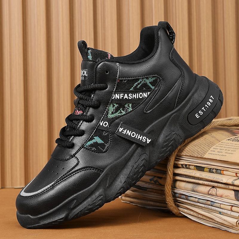 2025 Nowe męskie buty wulkanizowane Lato Wygodne Oddychające Sneakersy na platformie Miękka podeszwa Antypoślizgowe buty do chodzenia Buty projektanta