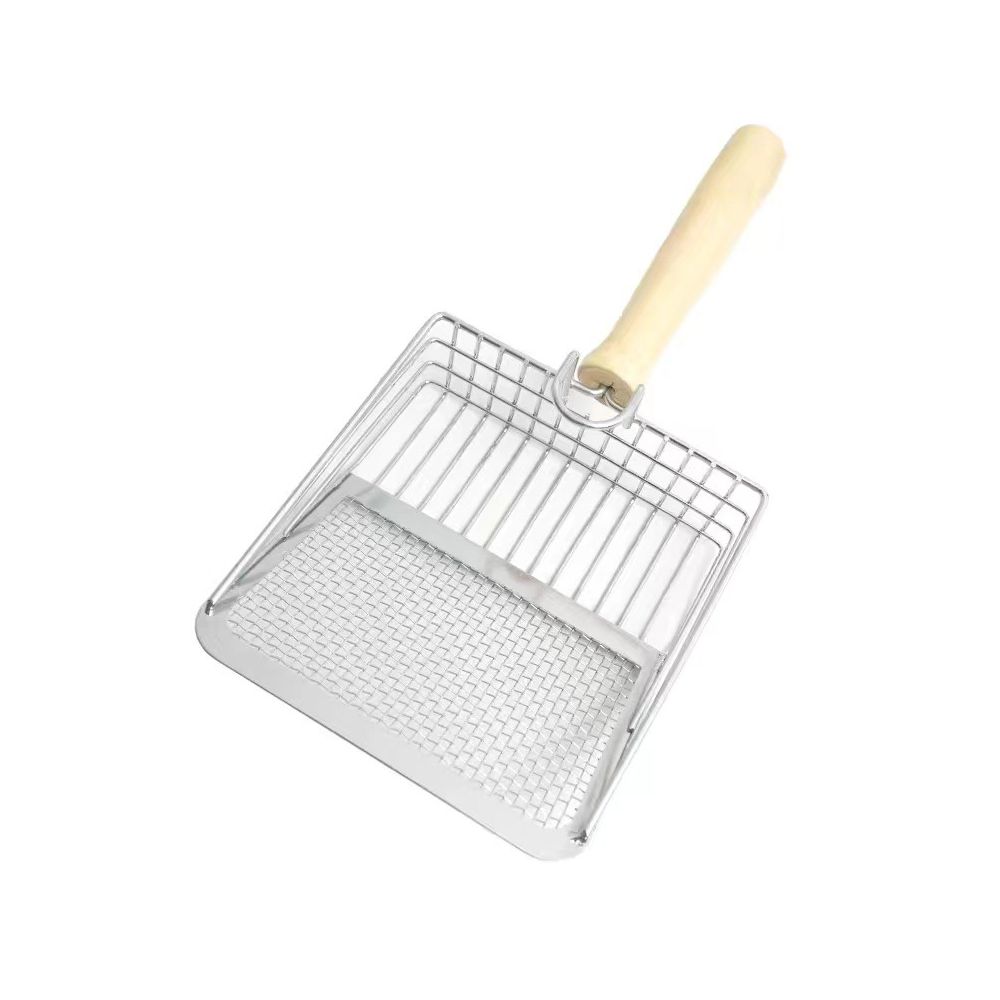 With Wooden Handle Cat Litter Scoop Non-Stick Cat Cleaning Tools High Quality Cat Poop Shovel