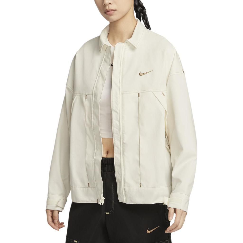 New Nike Sportswear SS25 Jacket Women's Sail White IB5588-133