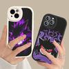 Anime Gengars Phone Case Hard Leather For iPhone 16 15 14 13 12 Mini 11 14 Pro Max Xs X Xr 7 8 Plus Fundas