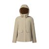 Fleece Hooded Solid Color Casual Work Jacket Women Jackets Chestnut A11W517709FDK
