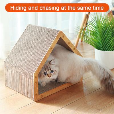 Cardboard Cat Scratcher Vertical Cat Scratcher Scratching Board Pad for Indoor Cats & Kittens