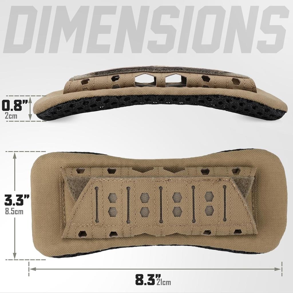 Outdoor Sports Tactical Shoulder Pad Shockproof Pressure Relief Pad Shoulder Support Pad Breathable Non-Slip Backpack