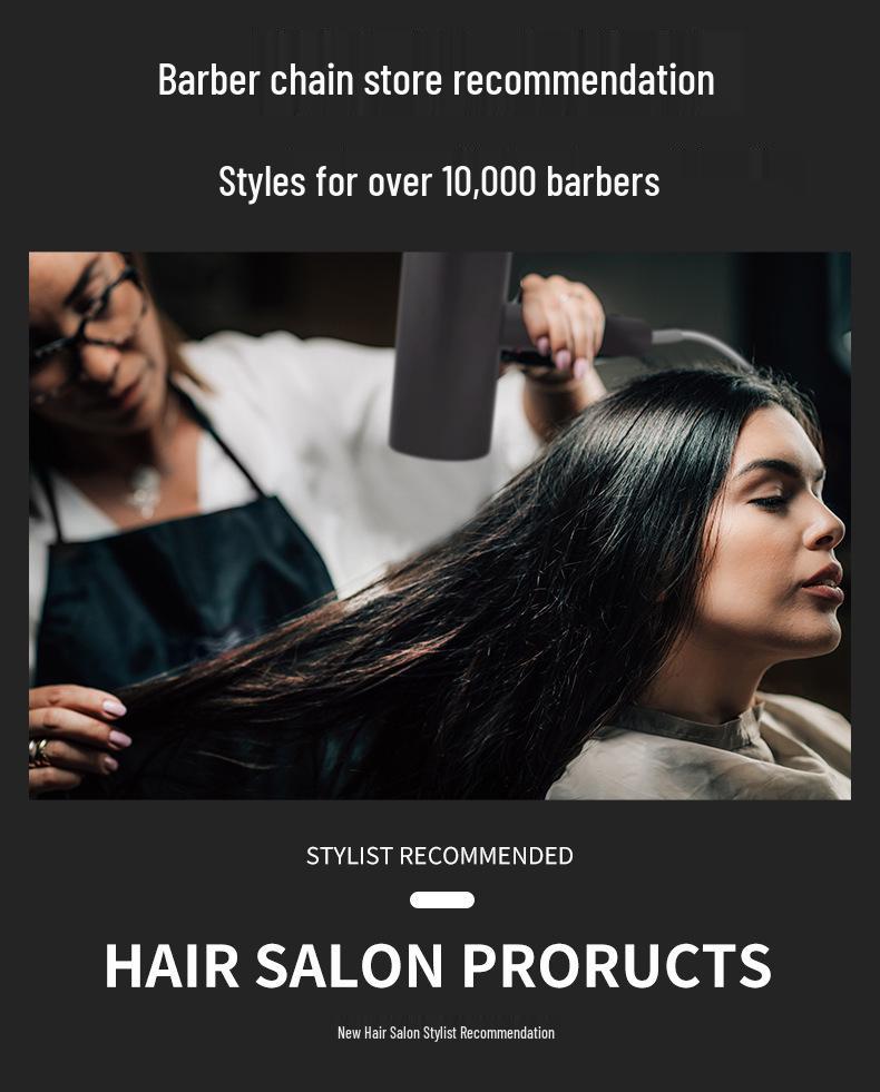 High-Speed Ionic Hair Dryer: Silent, Strong Wind, Quick-Dry, Constant Temperature, High Power for Household and Dormitory Use.