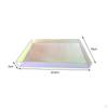 Colorful Acrylic Tray Vanity Versatile European Style Makeup Organizer Ornate Serving