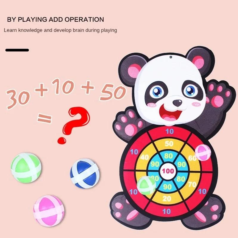 Interaktivní rodinná společenská hra Vzdělávací šipky Hračka Zvířátka Měkké Stciky Házení míčem Pro děti Dárek