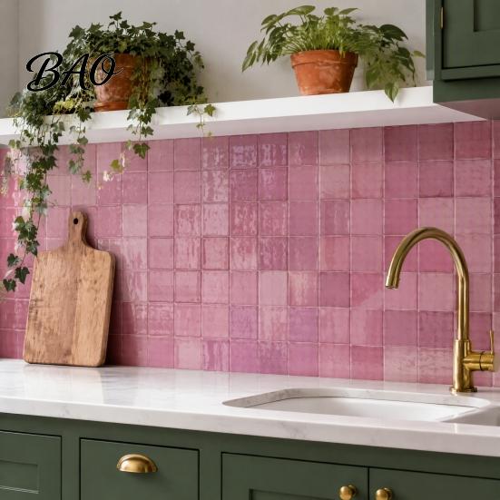 Self-adhesive Wall Stickers for Kitchen Brick Stickers, Self-Adhesive Peel And Stick Backsplash Tiles, Waterproof Scratch Resistant Panels