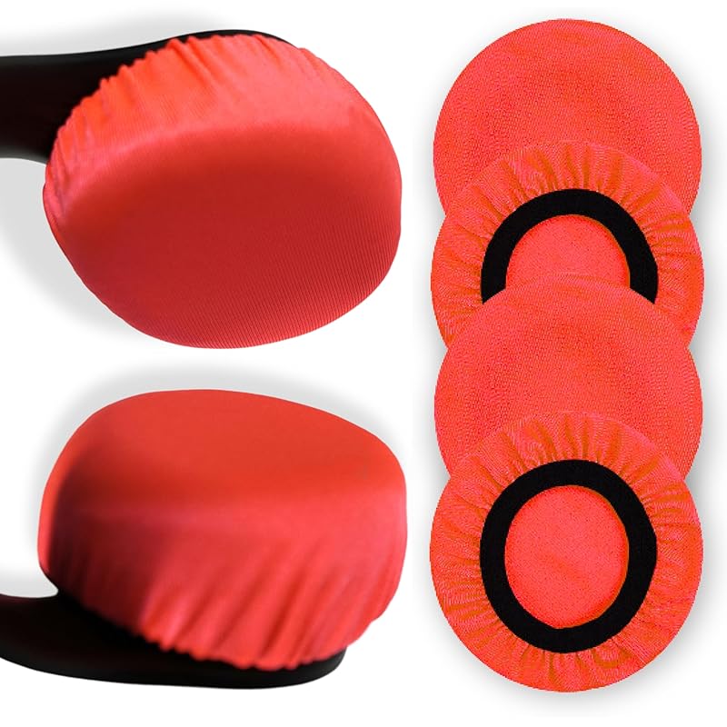 

Star Baby headphone cover ear pad cover for headphones 2 pair set Washable with water OK (Neon pink M)