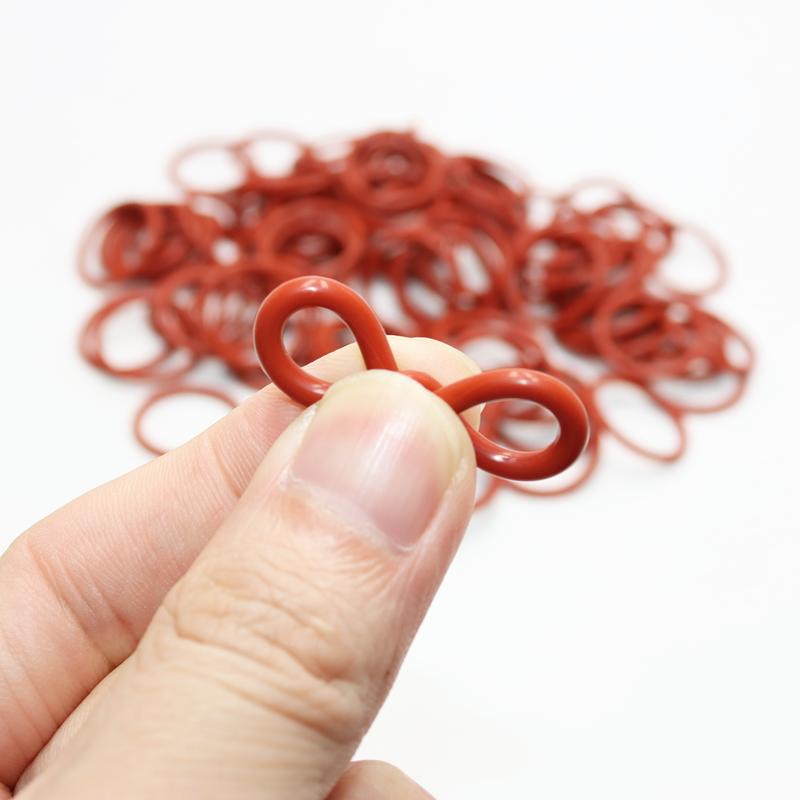 Silicone O Ring CS 1/1.5/2.0/2.4/3.1 Plumbing Gasket Sealing Washer Heat resistance Oil Resistan Faucet Car VMQ Oring