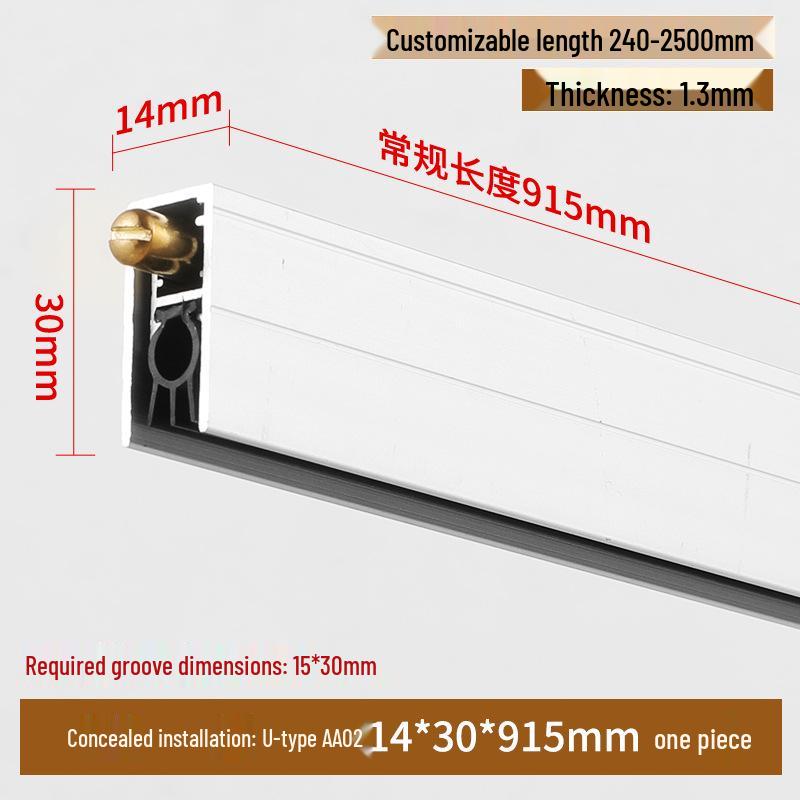 Automatic Lifting Soundproof Door Bottom Sealing Strip: Silent, Dustproof, Windproof Solution for Wooden Hotel Bedroom Doors