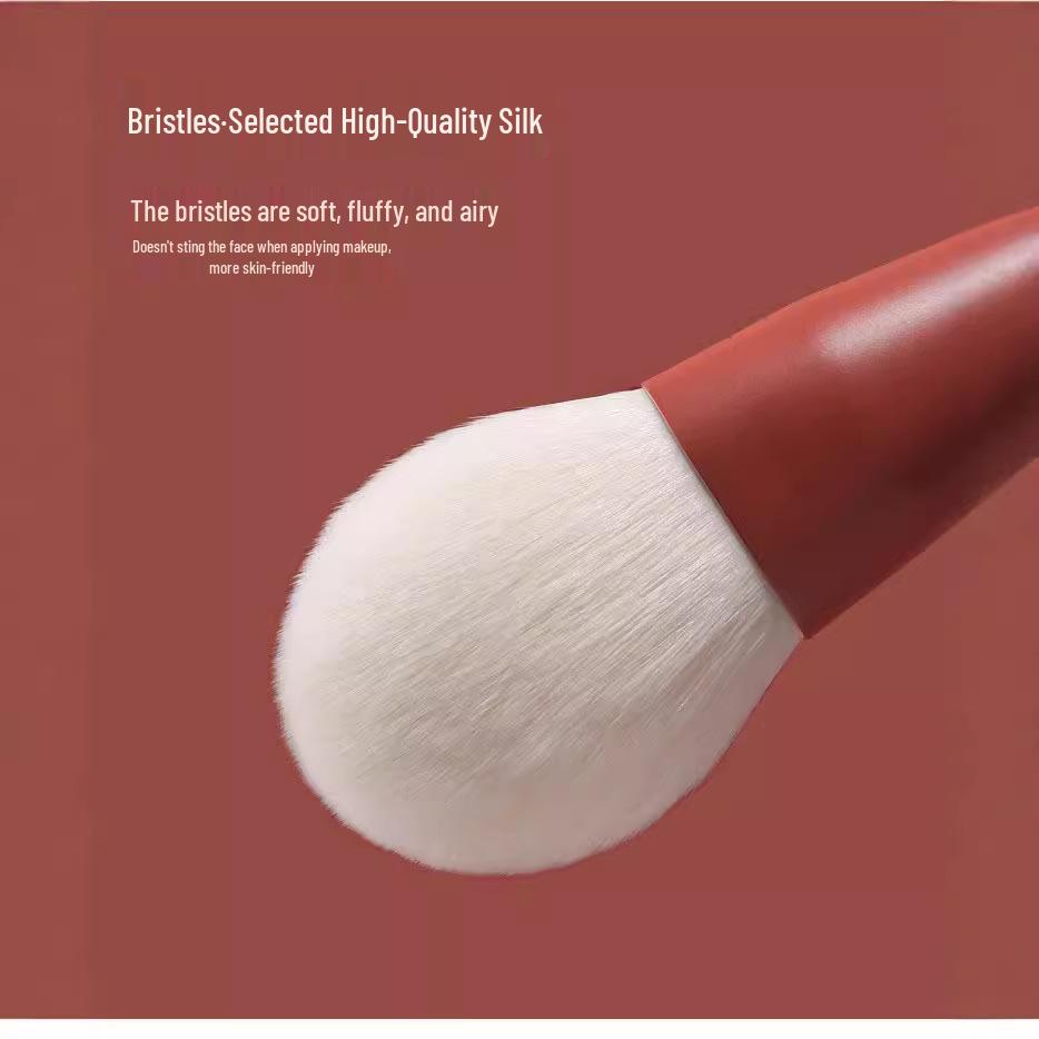 6-Piece Portable Makeup Brush Set for Beginners - Includes Blush & Eyeshadow Brushes