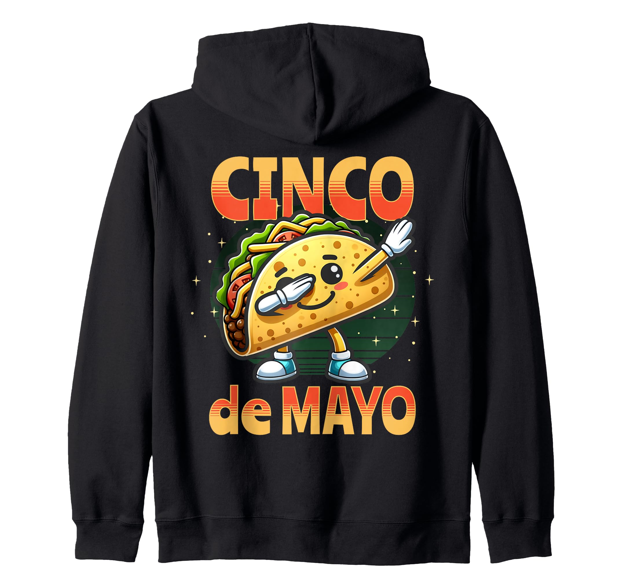 Dabbing Taco Funny Cinco de Mayo Fiesta Party Boys Girls Zip Hoodie
