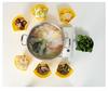 Multi-Functional Rotating Flower-Shaped Hot Pot and Vegetable Drain Basket