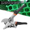 PVC Trunking Tube Multi Angle Miter Gasket Shear Trim Cutter Hand Tool 0 degrees 135 degrees Adjustable