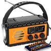 Hand Crank Emergency Radio 20000mAh Solar Radio SW/AM/FM Survival Radio (Orange)